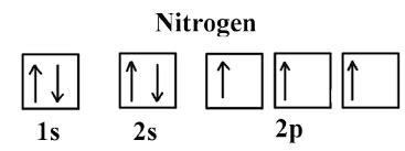 orbital energy diagram for nitrogen.